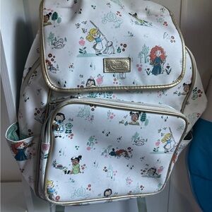 Disney White and Gold Bag with Playful Design